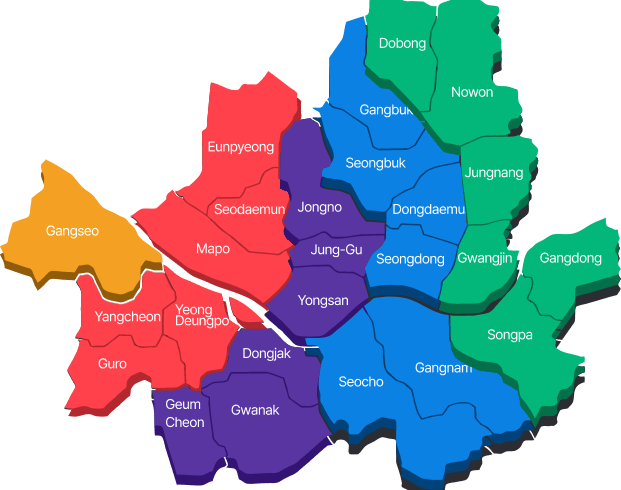 Korea Zone Map